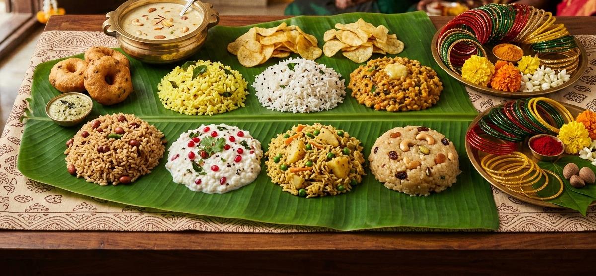 Seemantham Valagappu Variety Rice catering